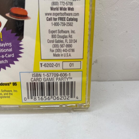 Vintage 1997 McDonalds McDonaldland Computer Card Game CD #4 Party CD-ROM 3-7 - Picture 5 of 5